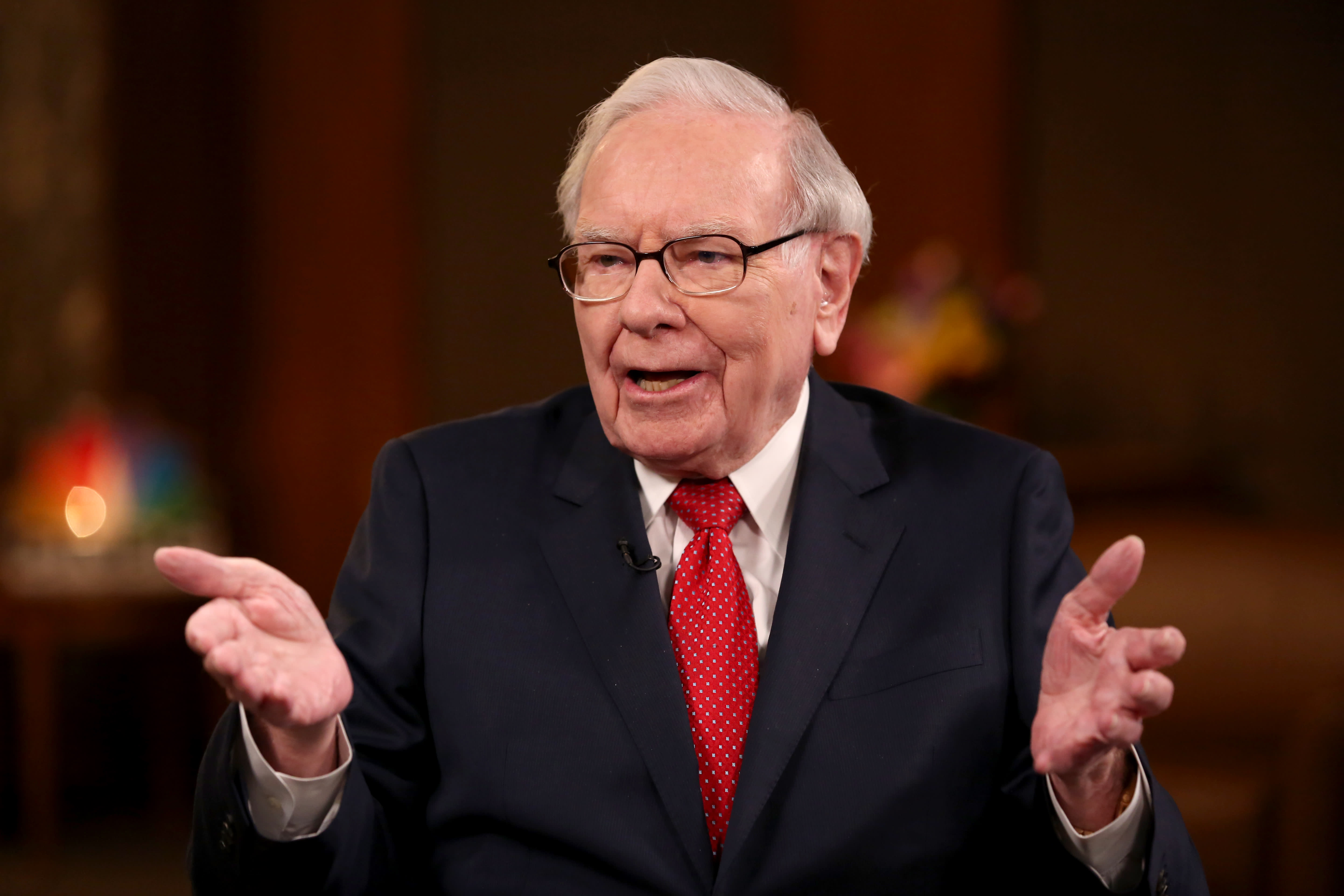 Warren Buffett, who owns 37.3% of Berkshire Hathaway, leads the company in expanding its holdings. 

Image Source: CNBC